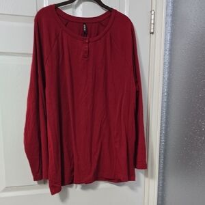 Soma Scarlet Buttoned Blouse XXL
